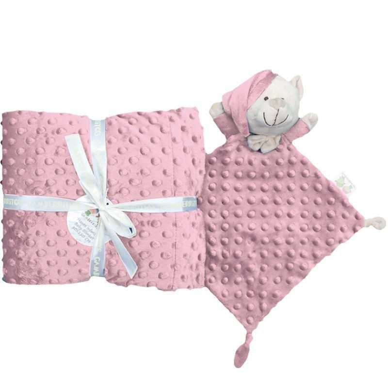 Set gift blanket and doudou de topos GAMBERRITOS 10339