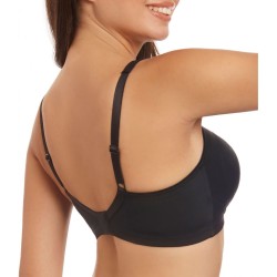 C-cup bra without underwire and without padding