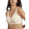 C-cup bra without underwire and without padding