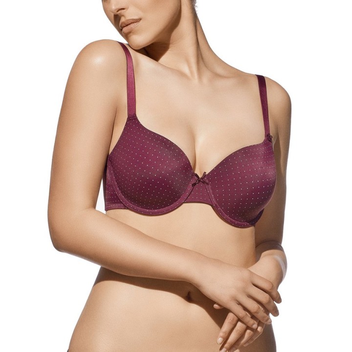 Sujetador Selene Greta C con aros y relleno fino de microfibra