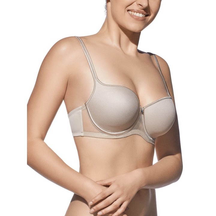 Sujetador Selene Rubi C con aros y relleno ligero en tul
