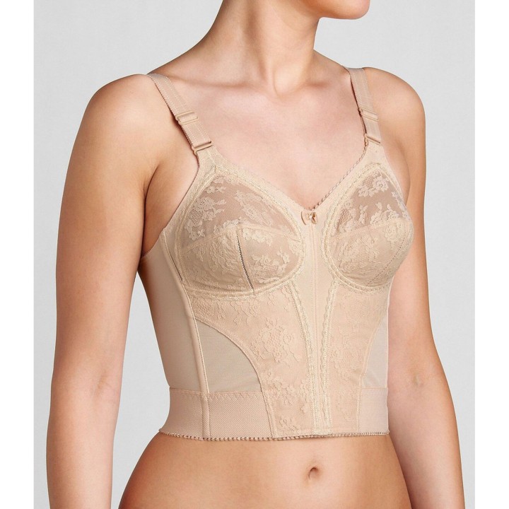 Soutien-gorge structure rigide classique en tulle et dentelle