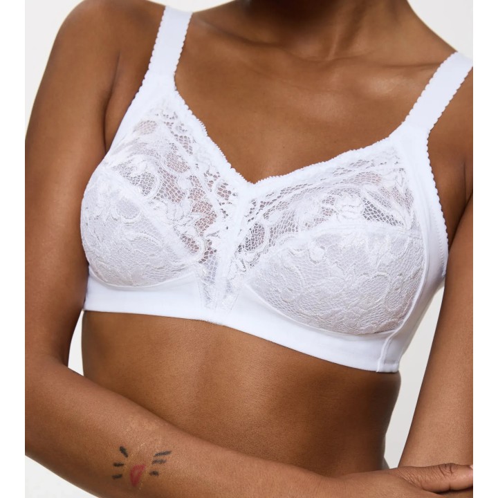 Rinnahoidja laia õlarihmade ja täisribaga