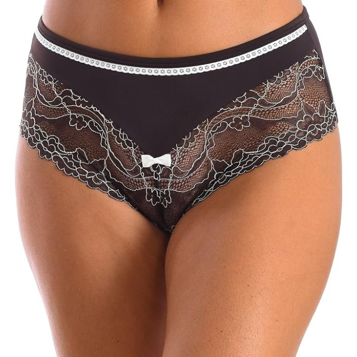 Braga coulotte de encaje bicolor - 600 Selene