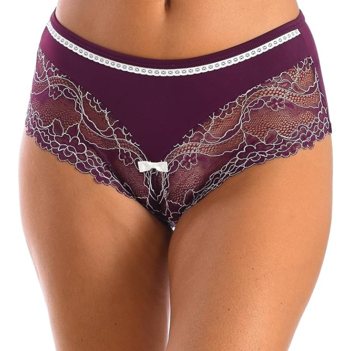 Braga coulotte de encaje bicolor - 600 Selene