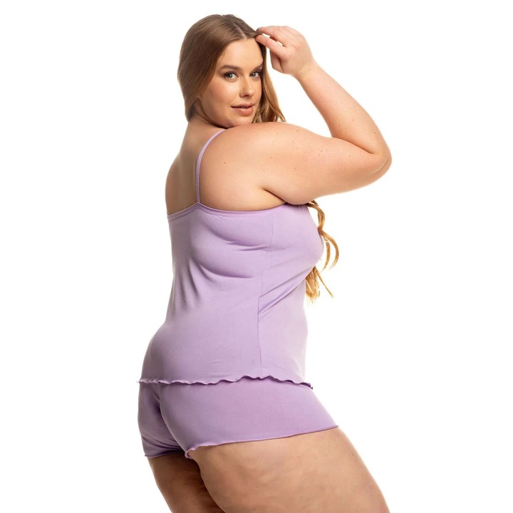 Baby Doll plus size liso  Adriana