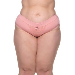 Braga plus size con elástico y detalle de encaje  Camilla