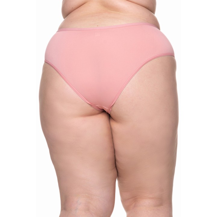 Braga plus size con elástico y detalle de encaje  Camilla
