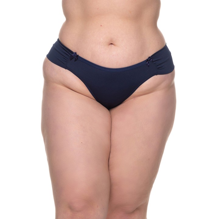 Braguita plus size con lateral fruncido - Anna