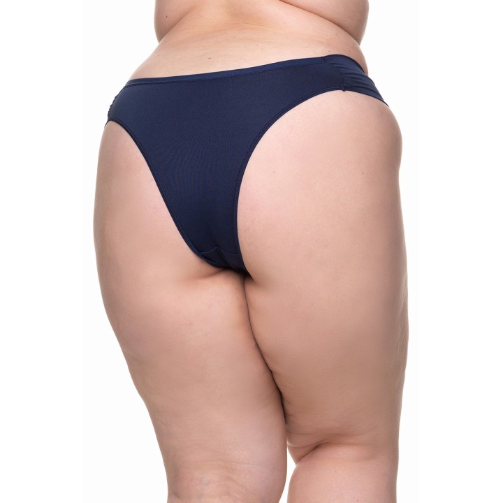 Braguita plus size con lateral fruncido - Anna