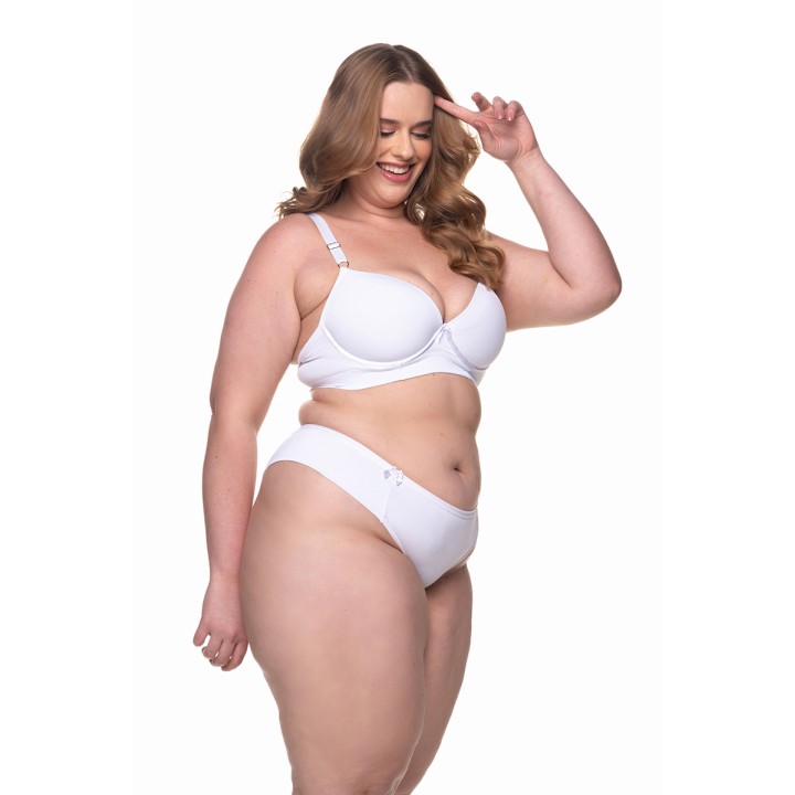 Conjunto plus size de microfibra lenceria talla grande Valeria