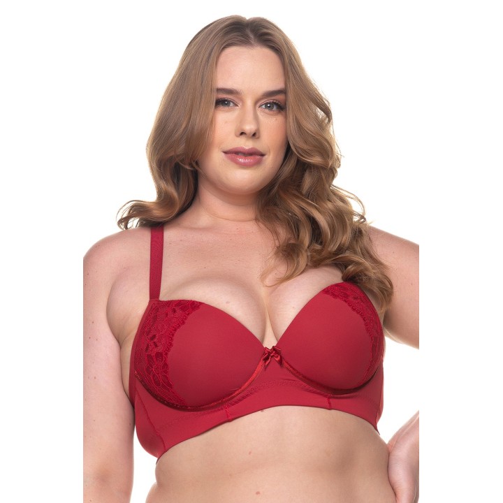 Sujetador plus size de espalda cruzada Xiomara