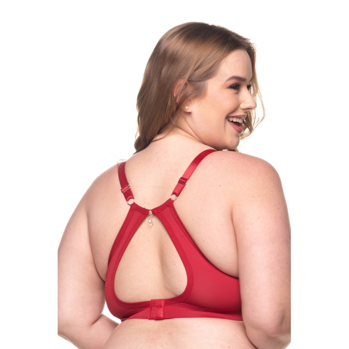 Sujetador plus size de espalda cruzada Xiomara