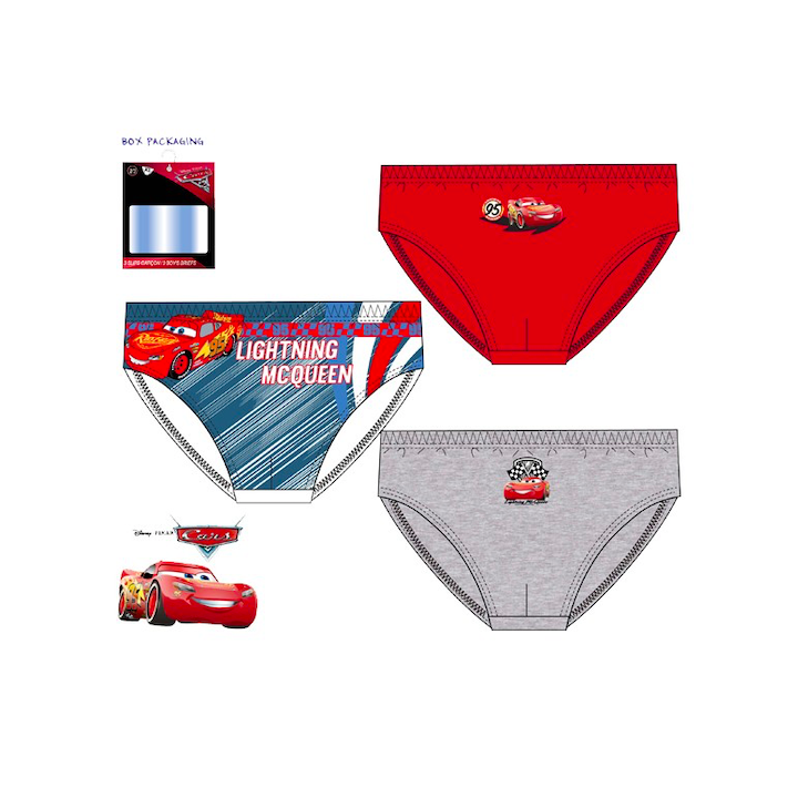 Slip Infantil niño Disney Cars con Rayo McQueen