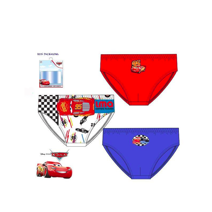Slip Infantil niño Disney Cars con Rayo McQueen