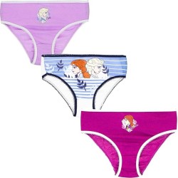 Pack 3 bragas niña infantil Frozen con Anna y Elsa