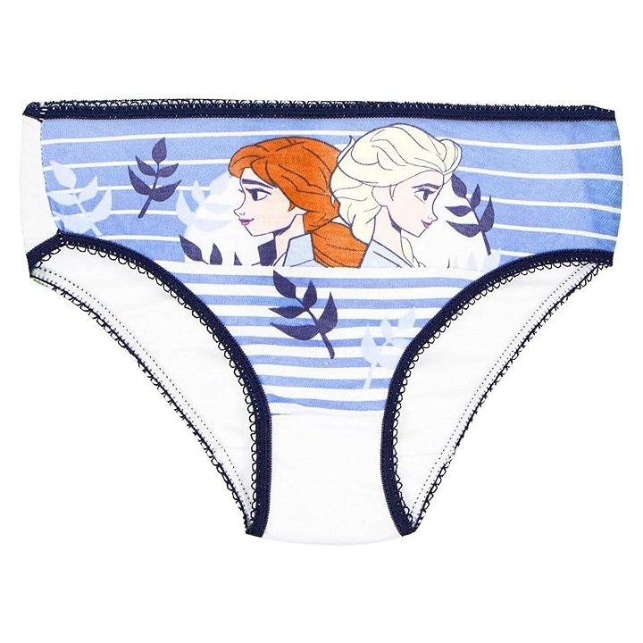 Pack 3 bragas niña infantil Frozen con Anna y Elsa