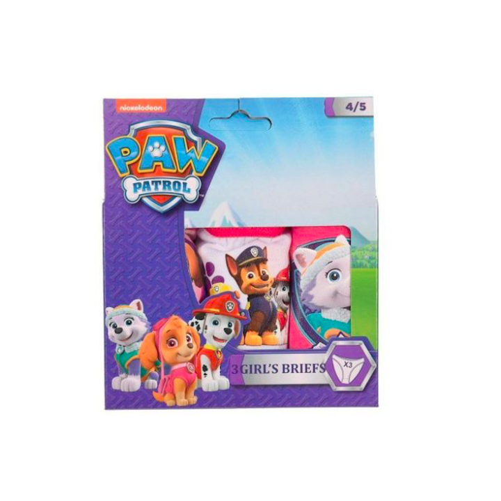 Pack van 3 meisjes shortjes Patrool Paw Patrol van Skye