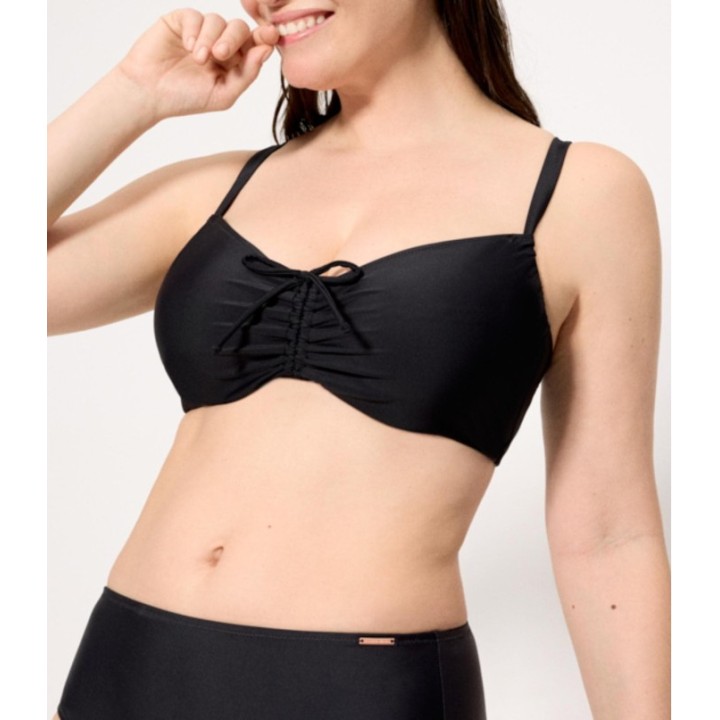 Top bikini reductor con aro copa D/E Ysabel Mora 83310