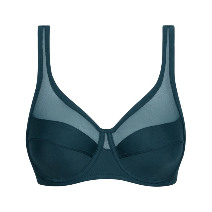 Sujetador DIM Generous 3983 con aros verde