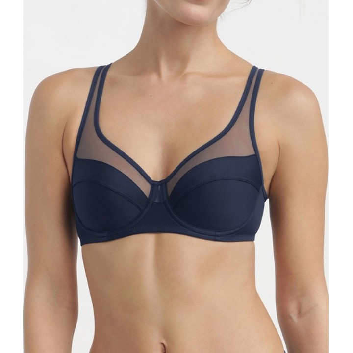 Sujetador con aros DIM Generous 3983 B9O Bleu Forme