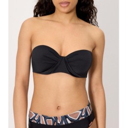 Top bandeau con aros y relleno copa C/D Ysabel Mora Swim Wear 83302