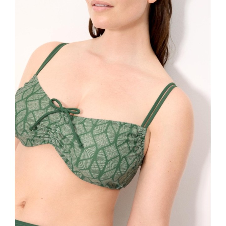 Bikini Aro Reductor YSABEL MORA 83291 D Copa D con compresión y braga alta reductora