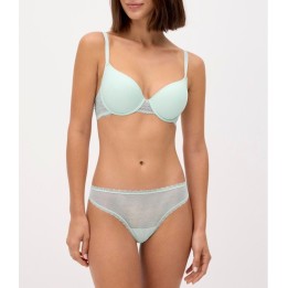 Conjunto sujetador con aros y braga mini Ysabel Mora 10839 menta