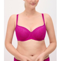 Sujetador Ysabel Mora 10830 fucsia con aros y relleno gran capacidad