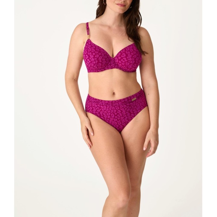 Bikini PROMISE S10840 copa D tejido jacquard