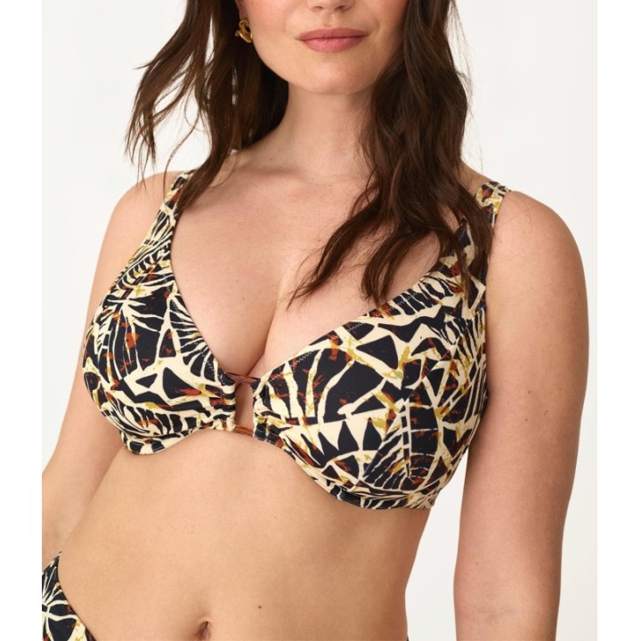 Bikini PROMISE S10620 Copa D con aros y braguita midi