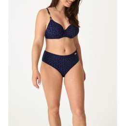 Bikini PROMISE S10430 Copa D con aros y braga midi Jacquard
