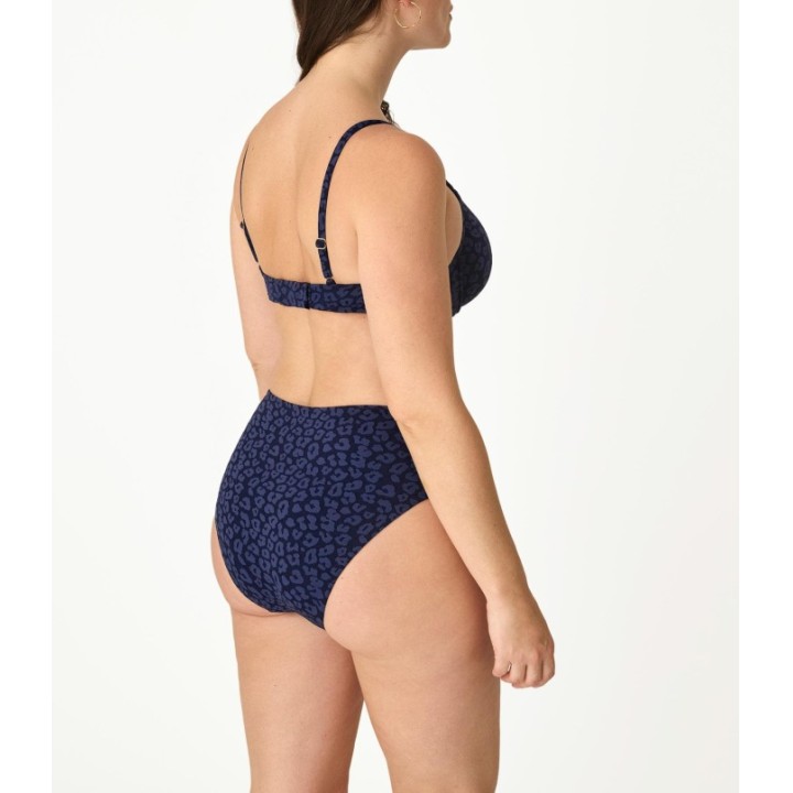 Bikini PROMISE S10430 Copa D con aros y braga midi Jacquard