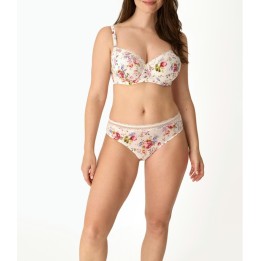 Conjunto Sujetador + Braga Bikini PROMISE Z15100 encaje floral blanco