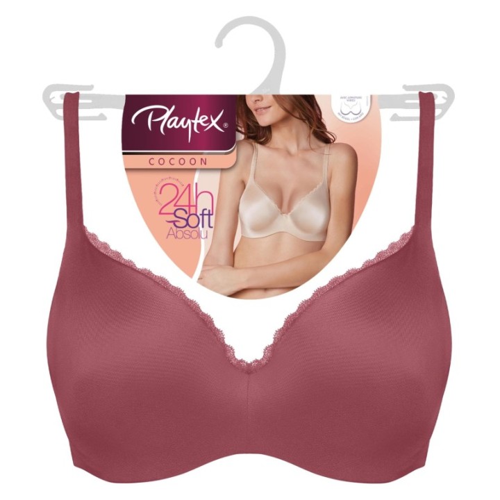 Sujetador Playtex 24 Horas 4183 - Cómodo con Aros Extraíbles y Relleno Ligero