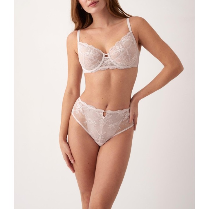 Conjunto Sujetador + Bikini Alto PROMISE Z14860 encaje maquillaje