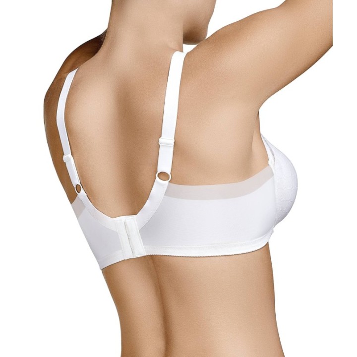 Sujetador Selene ROXANA con aros y sin relleno, espalda doble tul