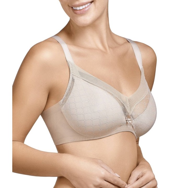 Sujetador Selene ROXANA con aros y sin relleno, espalda doble tul