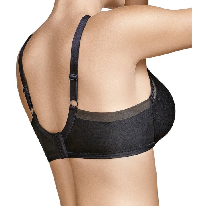 Sujetador Selene ROXANA con aros y sin relleno, espalda doble tul