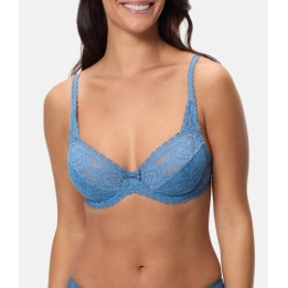 Sujetador Playtex Flower Elegance con aros Ocean Blue