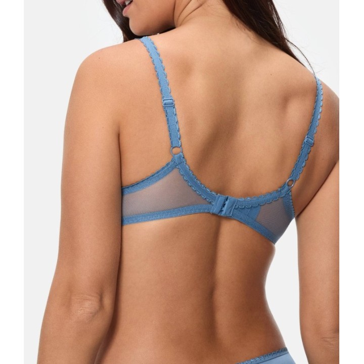 Sujetador Playtex Flower Elegance con aros Ocean Blue