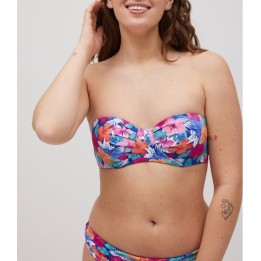 Top bandeau con aros y relleno YSABEL MORA 83116 copa C/D