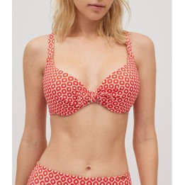 Top aro bikini piqué copa C/D Ysabel Mora 83087