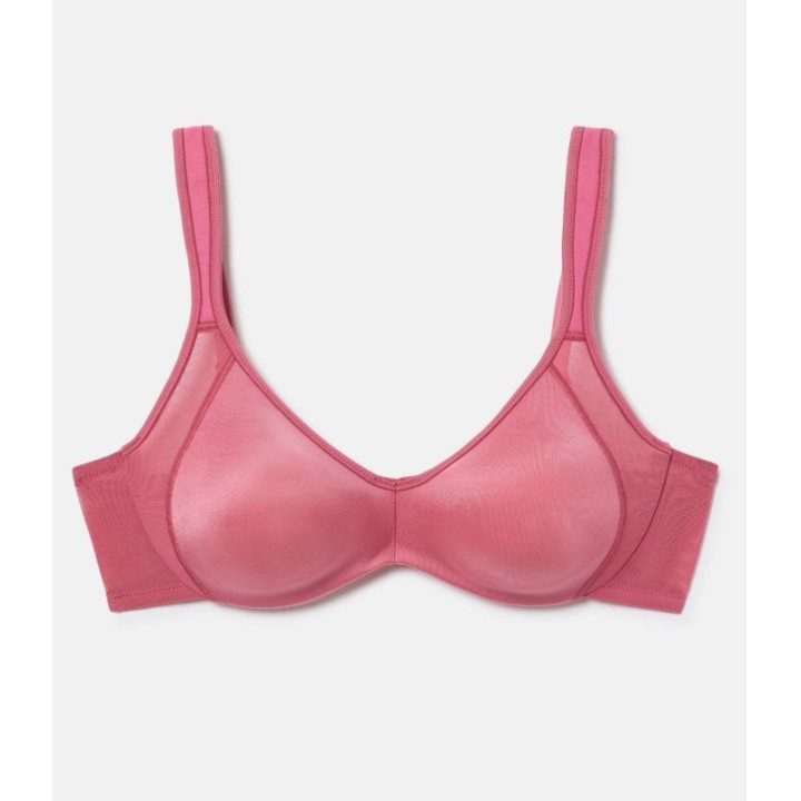 Sujetador DIM Generous Minimizer 3792 Rosa con aros reductor