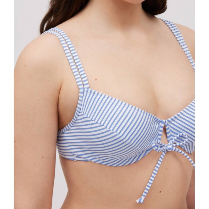 Bikini Aro Reductor YSABEL MORA 82912 C/D Tejido Textura