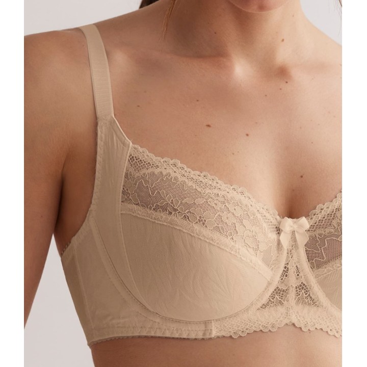 Sujetador jacquard con encaje Allegra ISC-1131 tallas grandes – Ishaï