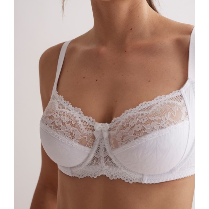 Sujetador jacquard con encaje Allegra ISC-1131 tallas grandes – Ishaï