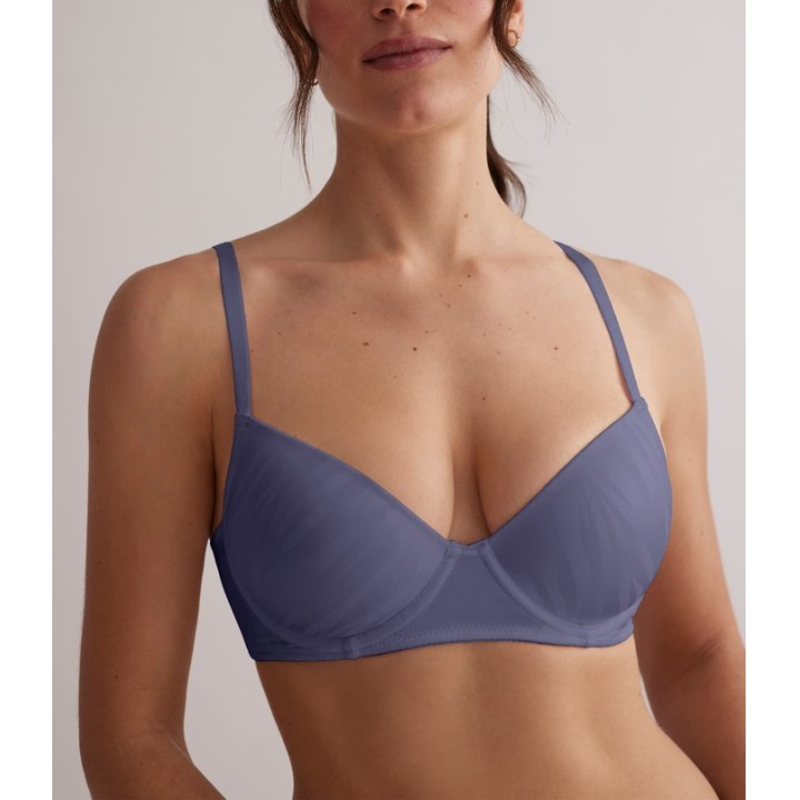 Sujetador jacquard con aros y relleno Elettra ISC-1111 Ishaï
