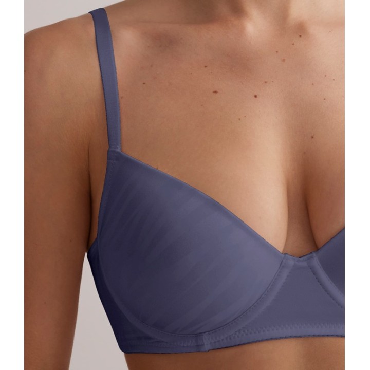 Sujetador jacquard con aros y relleno Elettra ISC-1111 Ishaï