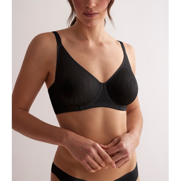 Sujetador jacquard con aros sin relleno Lia ISC-1101 Ishaï copa C tallas grandes